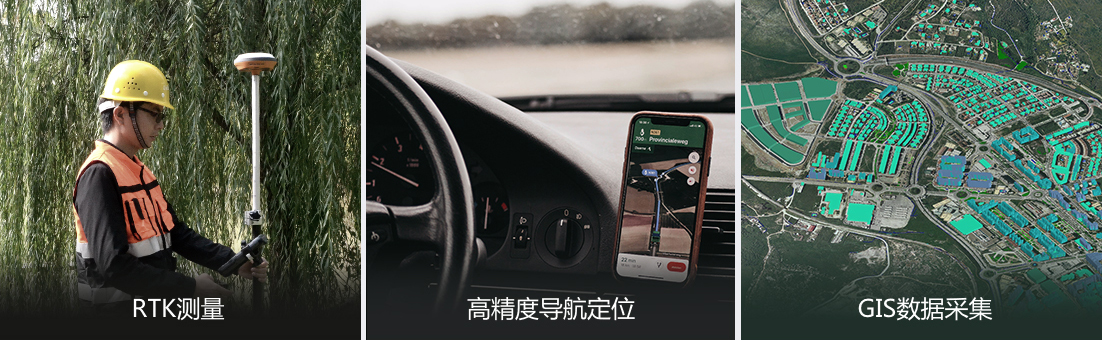 適用于RTK測量、高精度導(dǎo)航定位、GIS數(shù)據(jù)采集